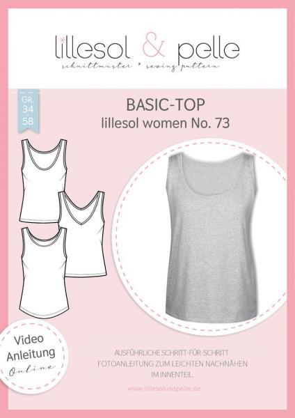 Papierschnittmuster lillesol women No.73 Basic-Top